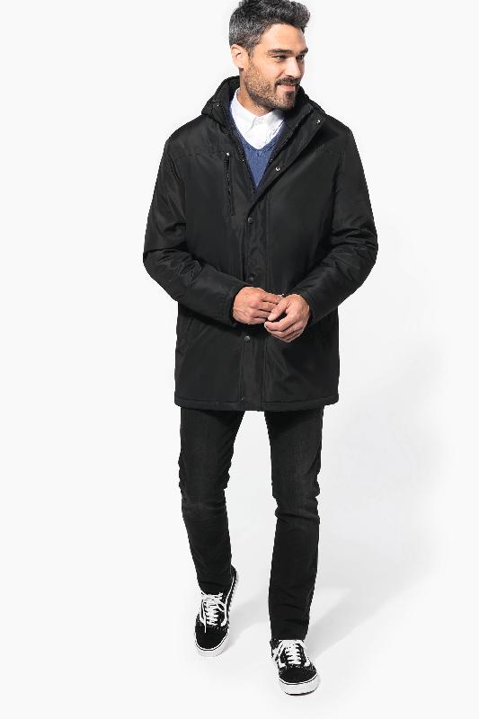 Parka avec capuche amovible homme - Réf: K656 - Kariban - Polyester pongé et micropolaire_4