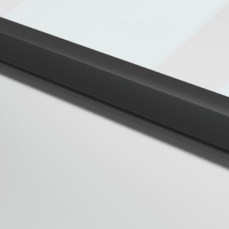 Vidaxl porte intérieure mince noir 76x201,5 cm verre trempé aluminium 155116_4