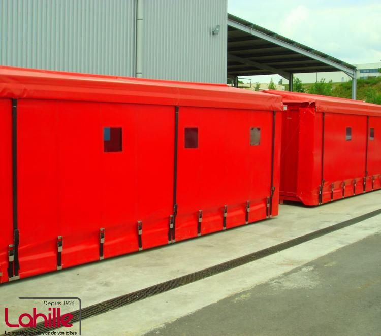 Bâche, filet et capot pour remorque - Lahille - en toile PVC de haute qualité - protection agricole_4