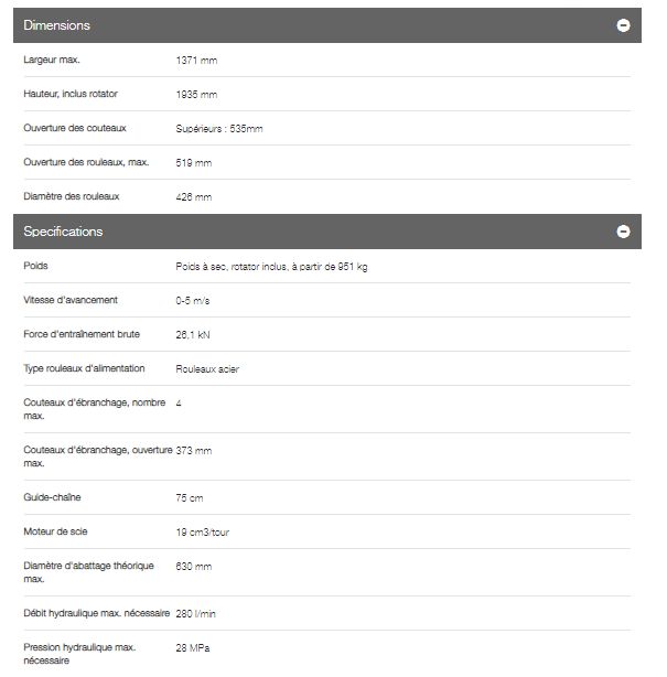 S92 - Tête d'abattage Komatsu - Largeur max. 1371 mm - Construction robuste et polyvalente_4