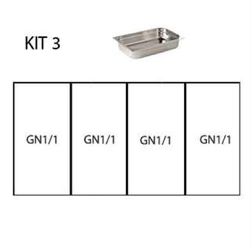 Saladette réfrigérée à capot télescopique - 3 portes GN 1/1 | L2g - S903STD_4