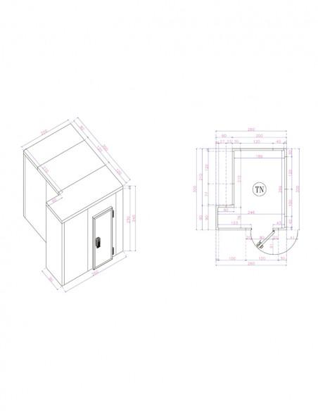 Chambre froide négative - CT100 BT - Référence: CT 100 BT_4