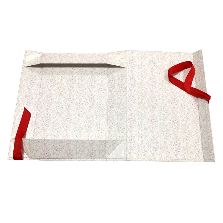 Boîte cadeau en carton pliable - Surface douce magnétique - Papier d'art imprimé - Zeal-x - 38.4*24*7 cm_4