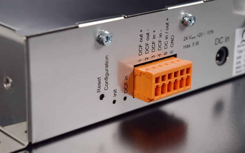 Serveur de temps NTP-NTS - Mobatime - 1 port LAN (RJ45) - réception GPS et DCF_4