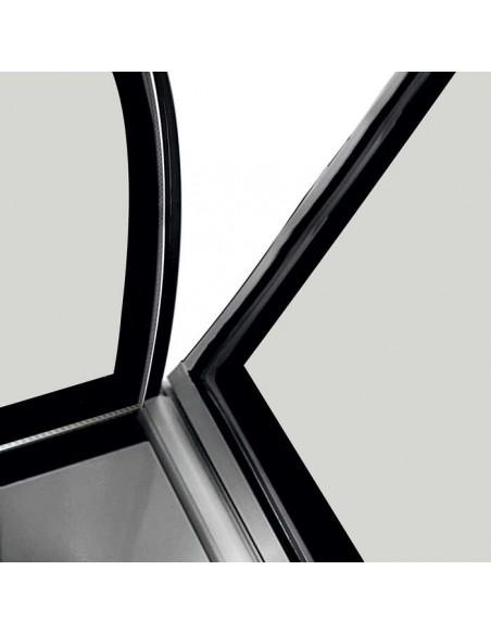 Vitrine - Froid ventilé, Éclairage LED, RAL 9005 - Référence: SIENA 1200_4