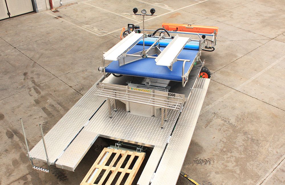 Récolteuse de légumes 8300 Herbex - Ortomec SRL - moteur 50 CV - largeur de tête 130 à 180 cm - multifonctionnelle et robuste_4