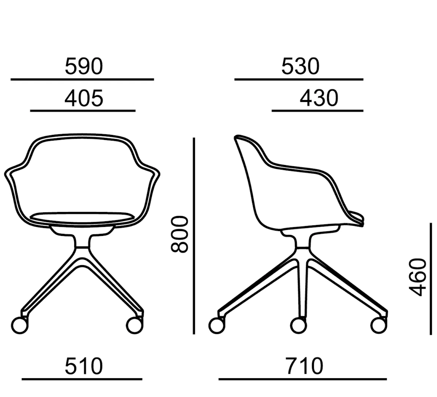 Chaise polyvalente - LORE PIVOT_4