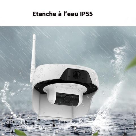 Pack de 8 caméras solaires - France Vision - sans fil WiFi - alimentation panneau solaire - détecteur PIR et vision nocturne_4