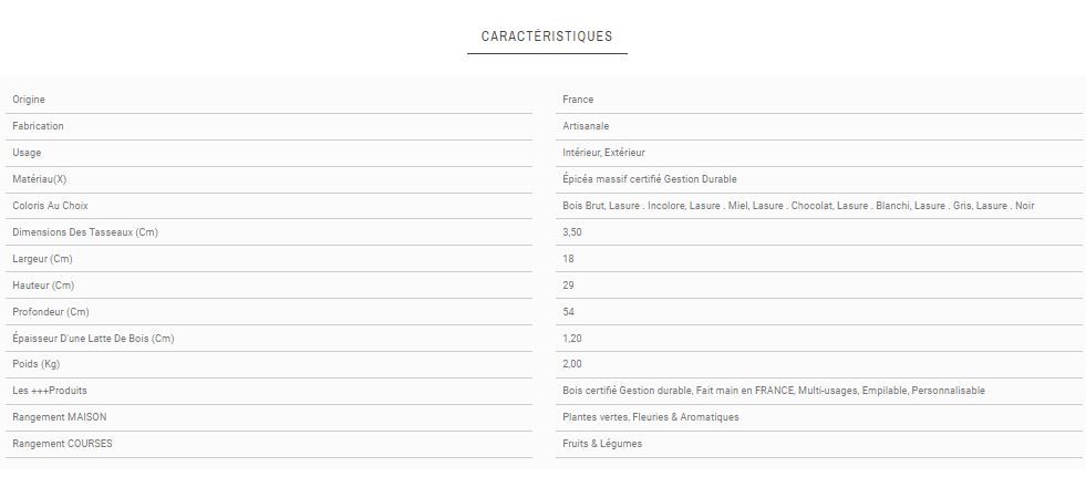 H2 - Caisses en bois jardinières Simply A Box - L18 x H29 x P54 cm - Bois brut ou 6 coloris de lasure à l'eau_4