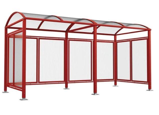 Abri vélos Voûte - Dimensions 2500x2635x2090mm - Structure en acier galvanisé, toiture en aluminium, voûte en polycarbonate_4