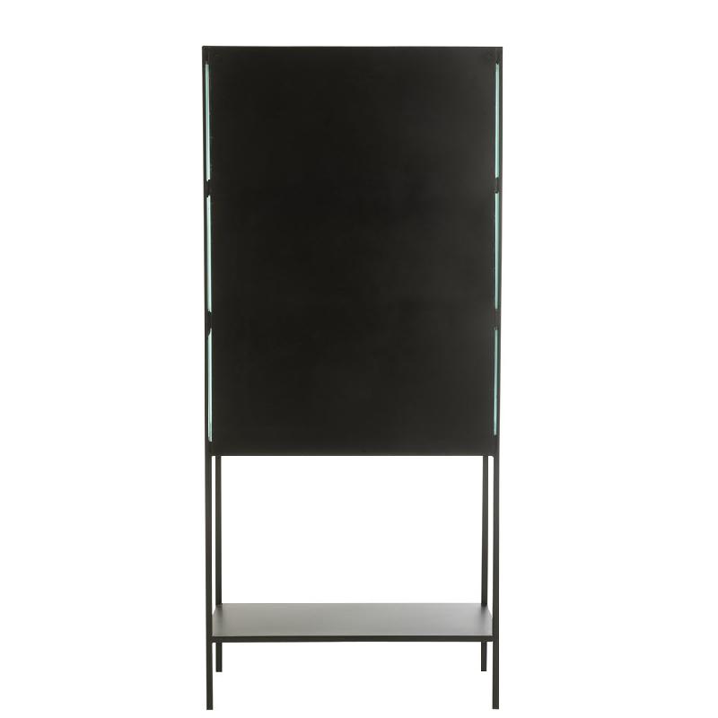 Buffet haut Rentia - Verre gaufré et métal - Style industriel et moderne_4