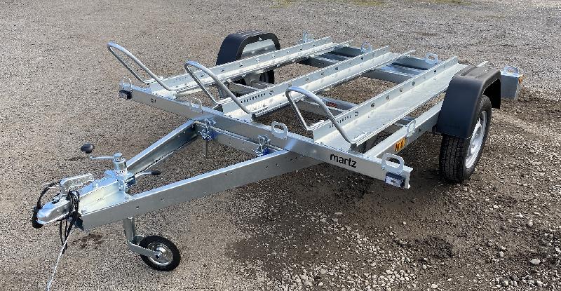 Remorque porte moto-quad - Adaptée au transport de trois motos - MARTZ GP 3_4