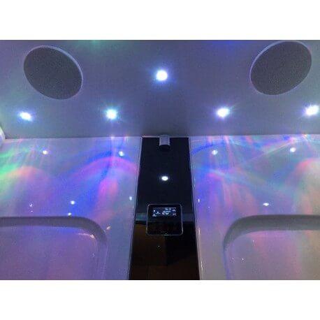 Haut-parleur étanche 80W - IP66 - pour hammam, sauna, salle de bain et milieux humides_4