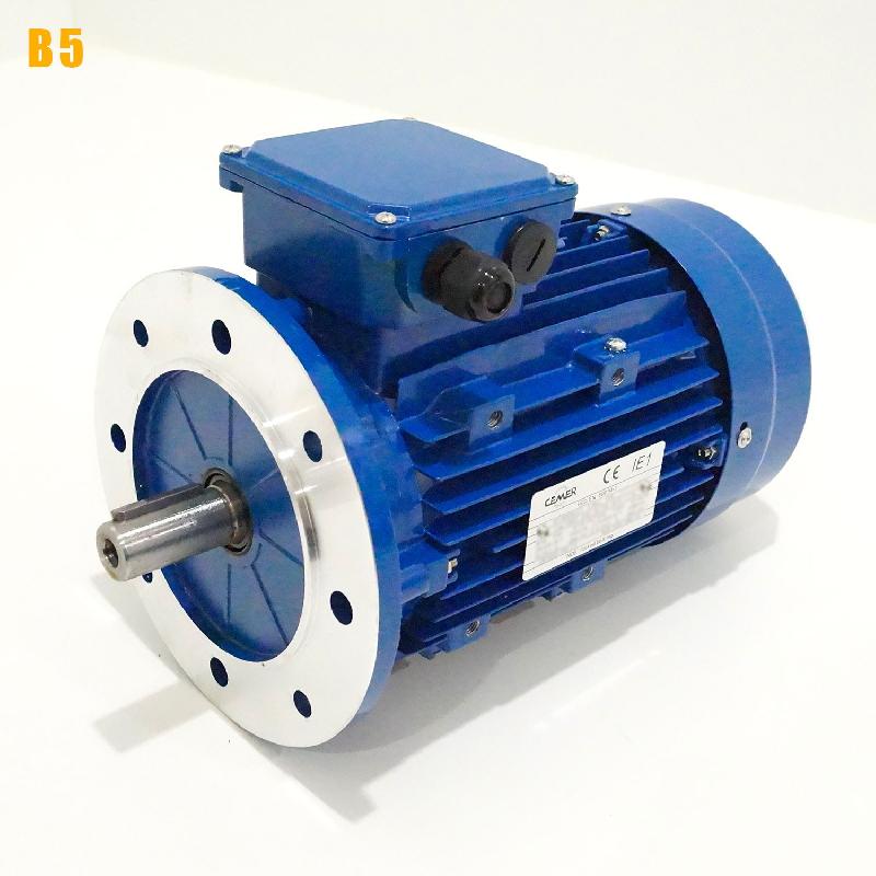 Moteur électrique triphasé Cemer MS6326B5 - 230/400v - 0,12 kW - 1000 tr/min - Bride B5 - Aluminium_4