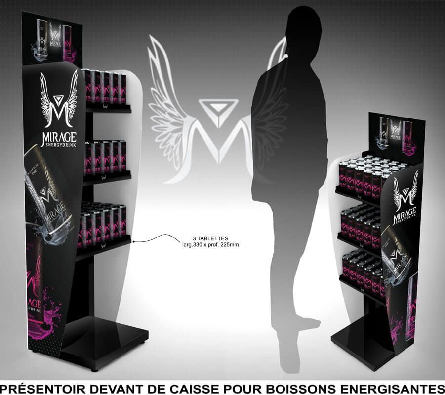 Devant de caisse - meuble présentoir - seiller - en plastiques thermoformés_4