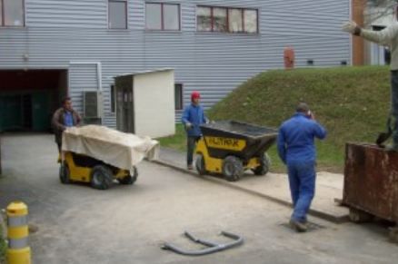 Brouette DT-1000 avec frein électromagnétique et guidon directionnel