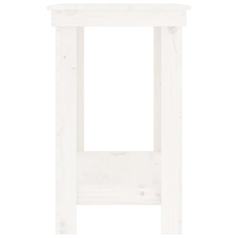 Vidaxl banc de travail blanc 110x50x80 cm bois de pin massif 822502_4