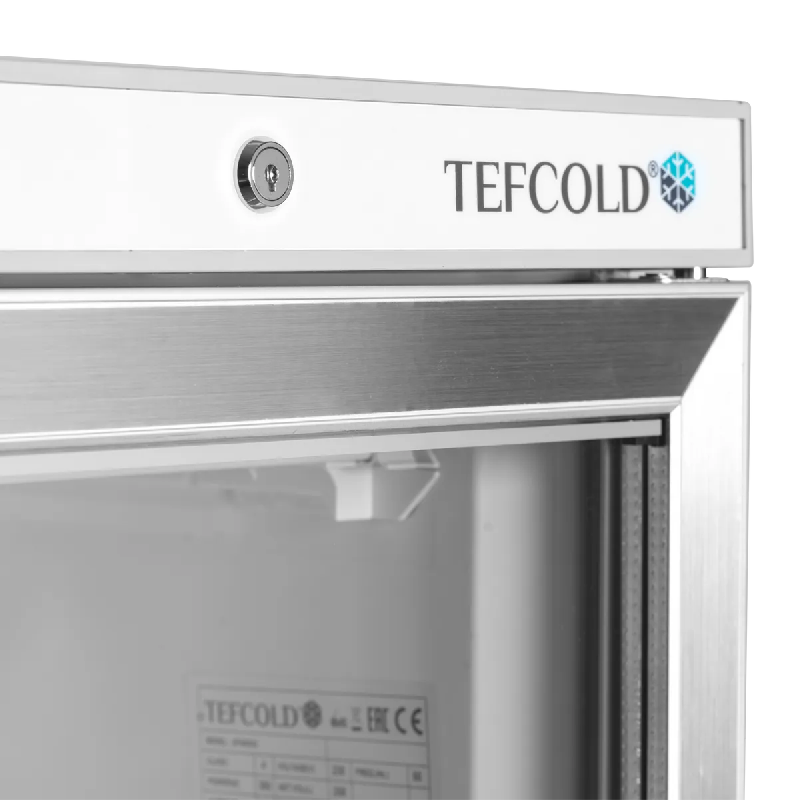 Congélateur vertical vitré UF400SG (400 / 340 L) Inox TEFCOLD_4