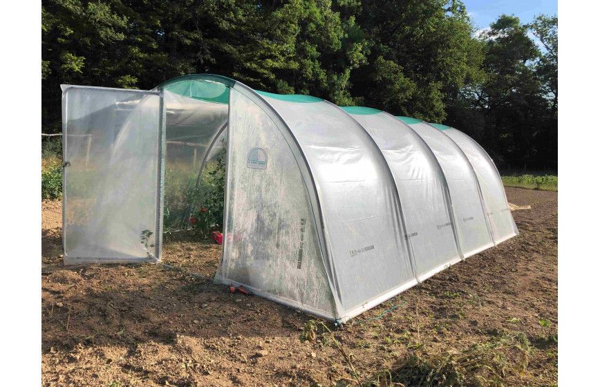 Serre de jardin avec évacuation  de l'air chaud par le haut de la serre - CABRIOLET_0
