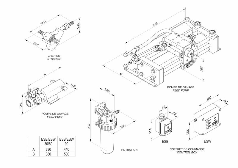 Dessalinisateur eau de mer Aqua-Base ES - SLCE Watermakers - 35 à 105 L/h, basse consommation, récupération d'énergie_4