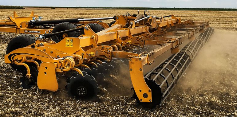 Disc-o-mulch 10-12m - déchaumeur à disques - agrisem - hauteur sous châssis ≈ 60 cm_4