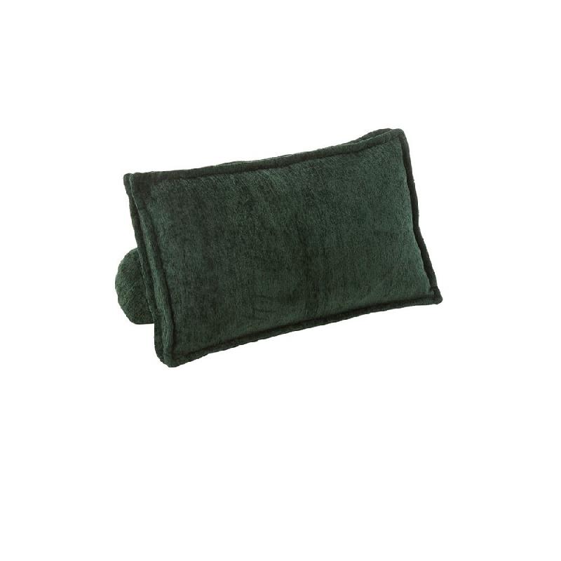 Fauteuil pouf convertible Charlene - Velours côtelé vert foncé - Design scandinave et contemporain_4