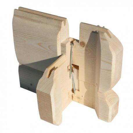 Garage en bois 40mm avec grande hauteur et volume intérieur