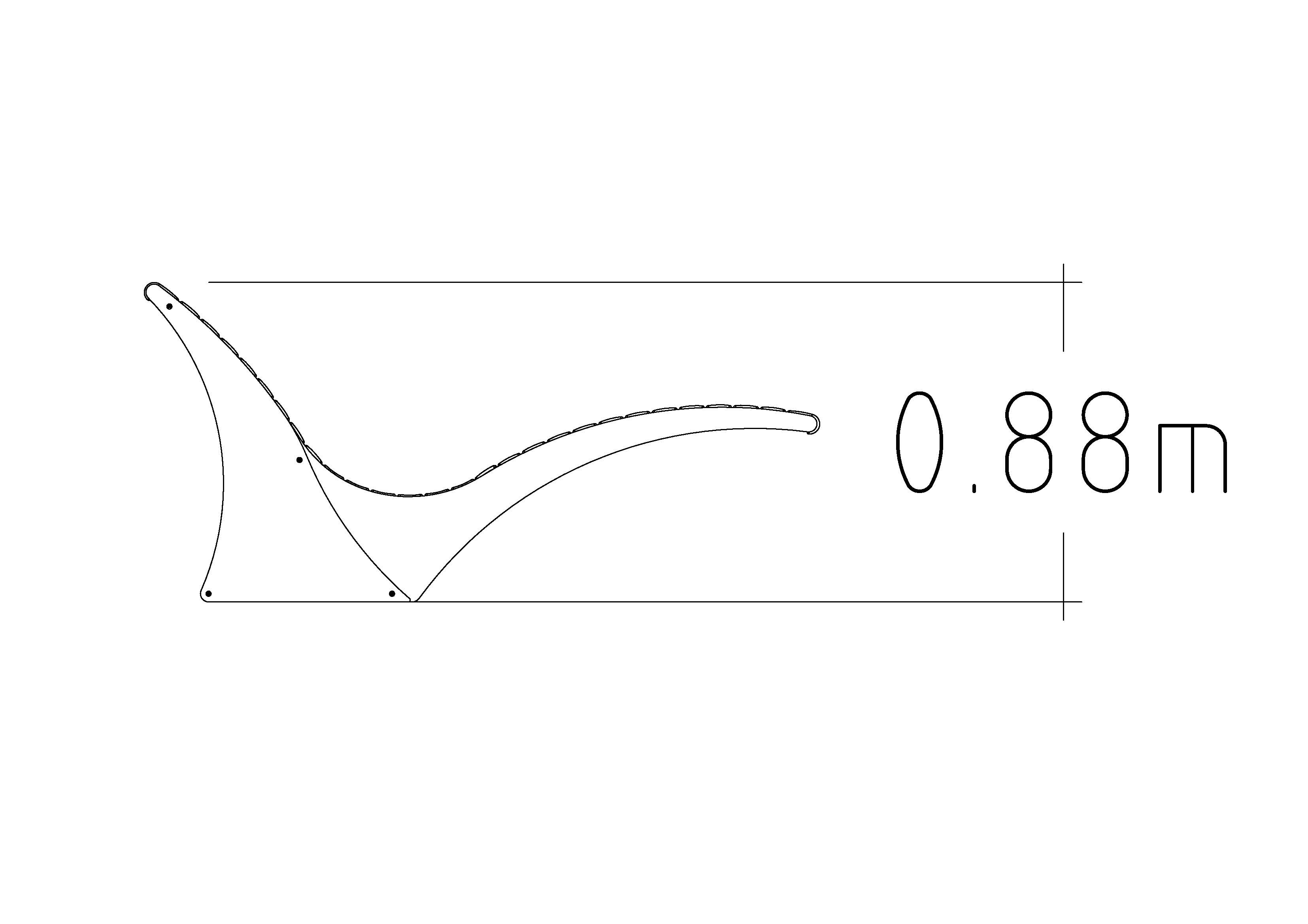 Banc public Sunbed Solberga réf 8090426 - Hags - 1,8m en pin scandinave et acier recyclable_4