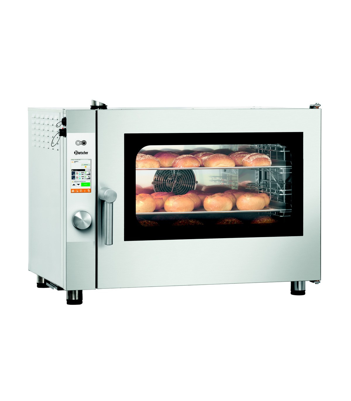 Four mixte à vapeur professionnel puissant, avec 99 programmes de cuisson - silversteam p-5111d réf. 117761 bartscher_4