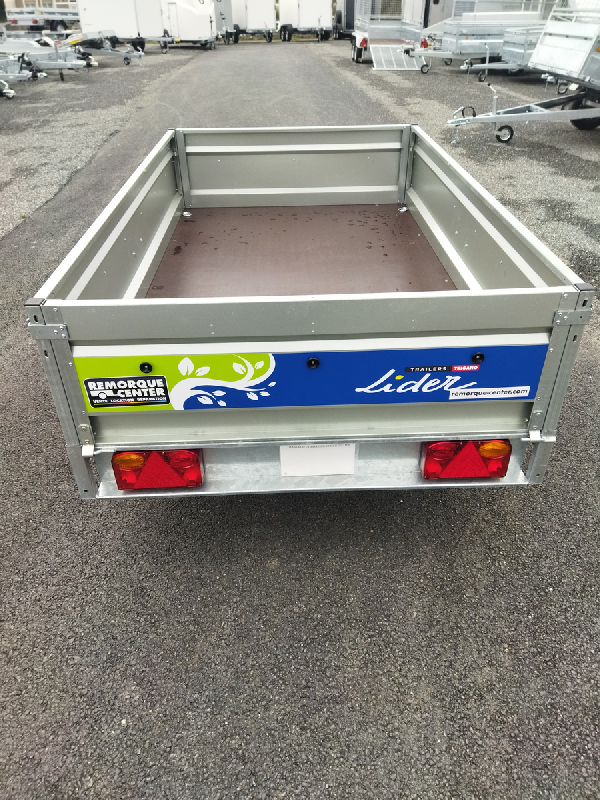 Remorque bagagère Lider BAG 205 - PTAC : 500Kg - 1 essieu - 205 x 122 cm - Référence -MT3515-35-2_4