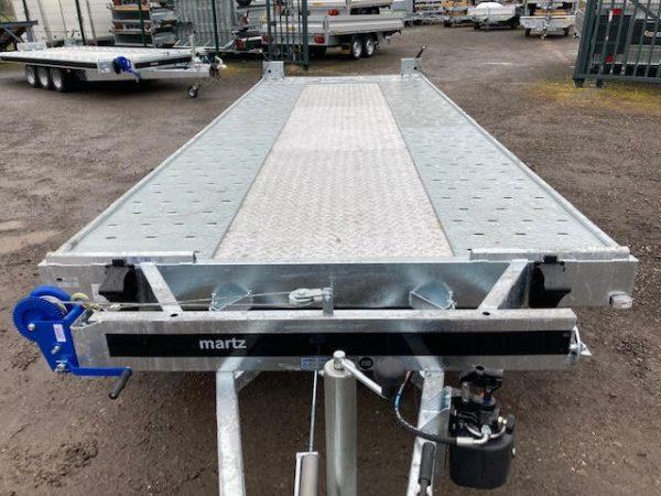 Remorque porte voiture-plateau - 5,80 X 2,06 M - 3500 KG - MARTZ GTKIPPBAR 580/3_4