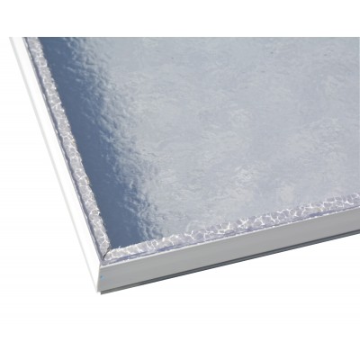 Hublot carré - MPM - en PVC blanc avec vitre plexi transparent ou granité - Dimensions extérieures 290 x 290 mm_4