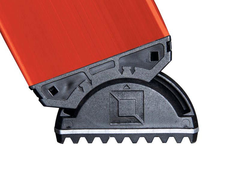 Plate-forme de travail repliable en fibre de verre et aluminium - 650 x 600 mm - Garde-corps et marches striées_4