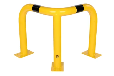 Arceau de protection d'angle en acier Ø 76 mm  - Largeur 600 mm_4