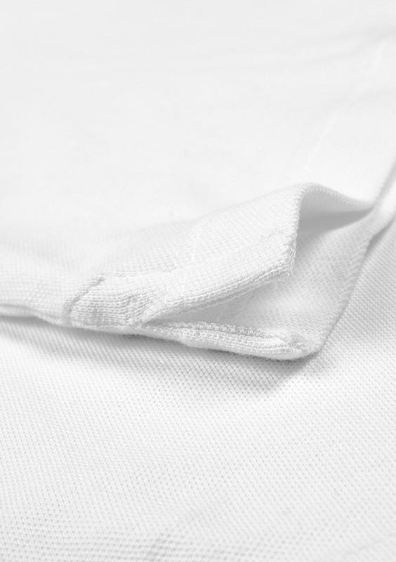 Polo extensible de luxe - Harvard V-Neck Femme - Blanc - Nimbus_4