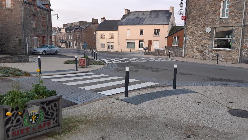 Potelets à mémoire de forme Lumineux Ø100 mm Lot de 5 pièces avec LED solaire et bande rétro-réfléchissante_4