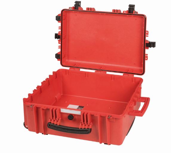 Mallettes rigides à usage intensif avec roulettes - 53 L - 4750RCHDW02RED - Résine structurée, hermétique et résistante_4