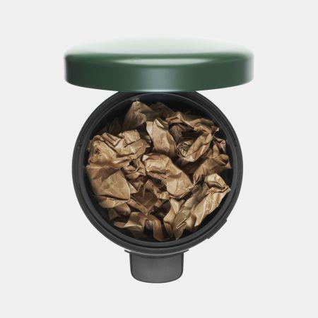 Poubelle à pédale NewIcon 12 litres - Pine Green - Design intemporel et pratique pour la maison et le bureau_4