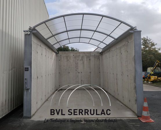 Toiture télescopique légère Delta Junior - ouverture manuelle simple - protection contre intempéries - polycarbonate UV_4