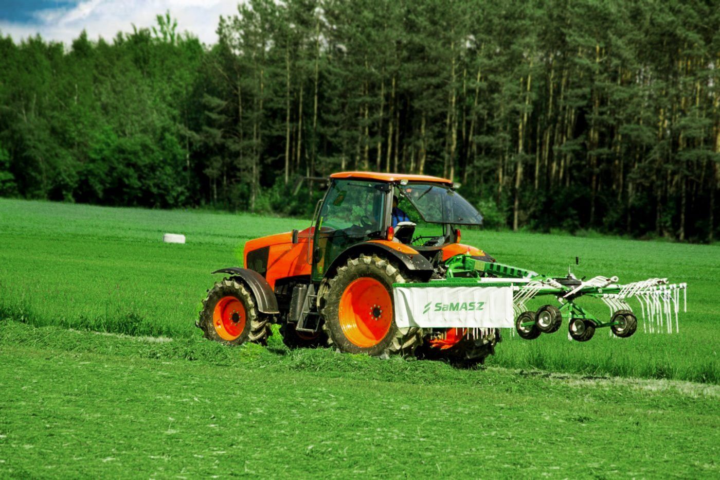 Équipement agricole Z-350 avec 9 bras et 3 dents par bras