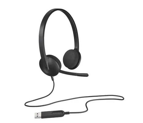 H340 USB Computer Headset Avec audio numérique_4
