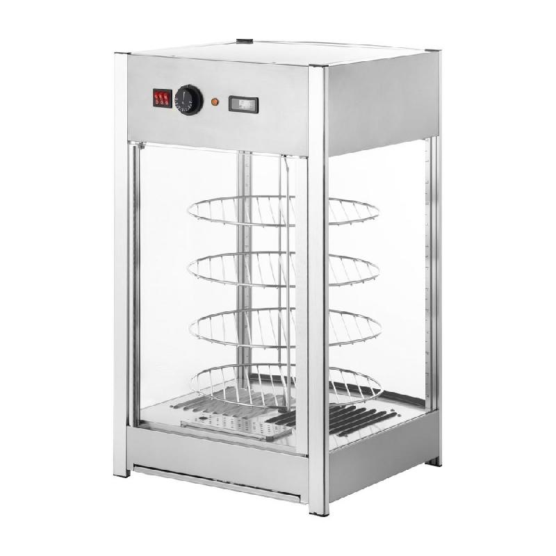 Vitrine chauffante rotative pour pizzas 4 niveaux - Buffalo - JB188_4