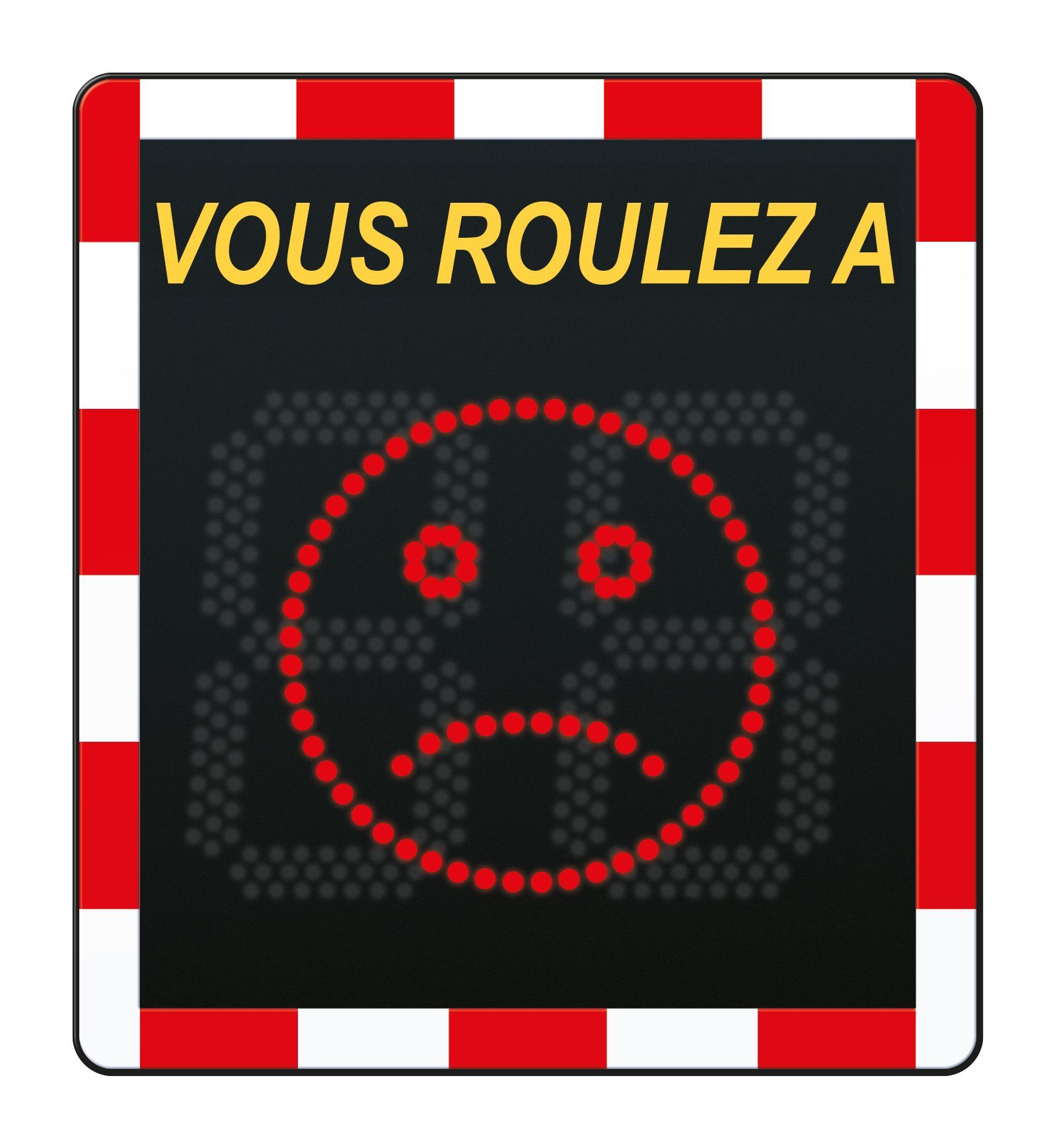 Radar pédagogique Viasis Lite EP/230V - affichage LED haute visibilité et alimentation par éclairage public_4