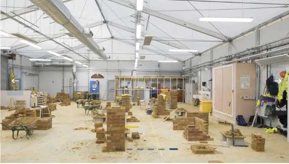 Bâtiment modulaire pour salle de classe et gymnase polyvalent - HTS TENTIQ GMBH - structures métallo-textiles avec options d'isolation_4