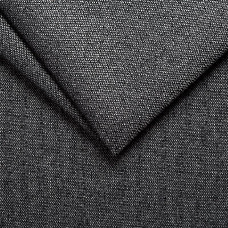 Canapé convertible MEZZANO - Matelas 16 cm - Sommier métal 140 cm - Tissu tweed gris graphite - Design scandinave_4