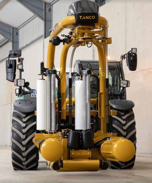 Série Q - Enrubanneuse agricole Tanco - Modèles Q200-V et Q300-V - Compacte, rapide et polyvalente pour balles rondes et carrées_0