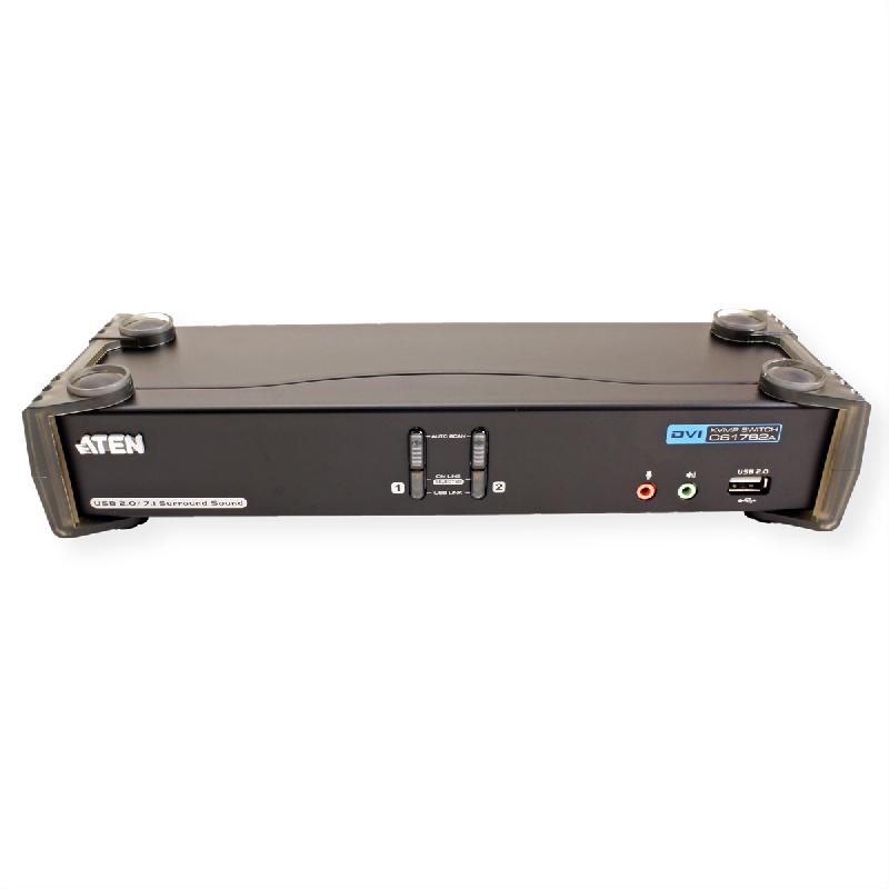 Aten cs1782a switch kvm dual-link dvi, usb, audio, 2 ports_4