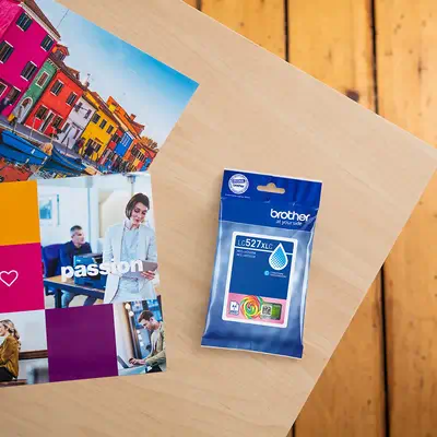 Cartouche d'encre haute capacité LC527XLC Brother d'origine - Cyan_4