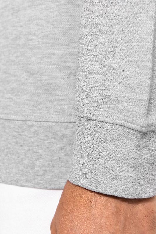 Sweat-shirt piqué bio - Kariban - Réf : K495 - 100% coton biologique - Coupe décontractée_4