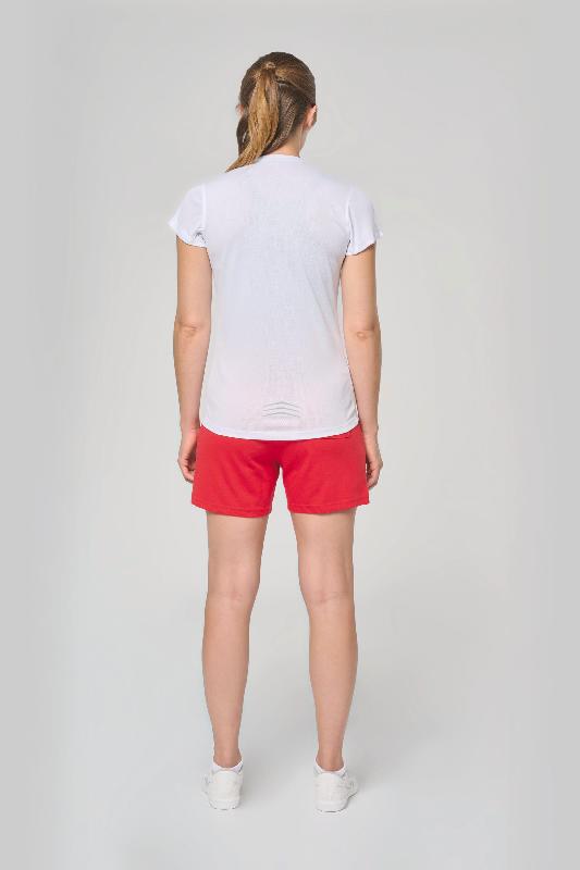 T-shirt de sport bi-matière manches courtes femme - PROACT - Réf: PA466 - Tissu respirant et éléments réfléchissants_4